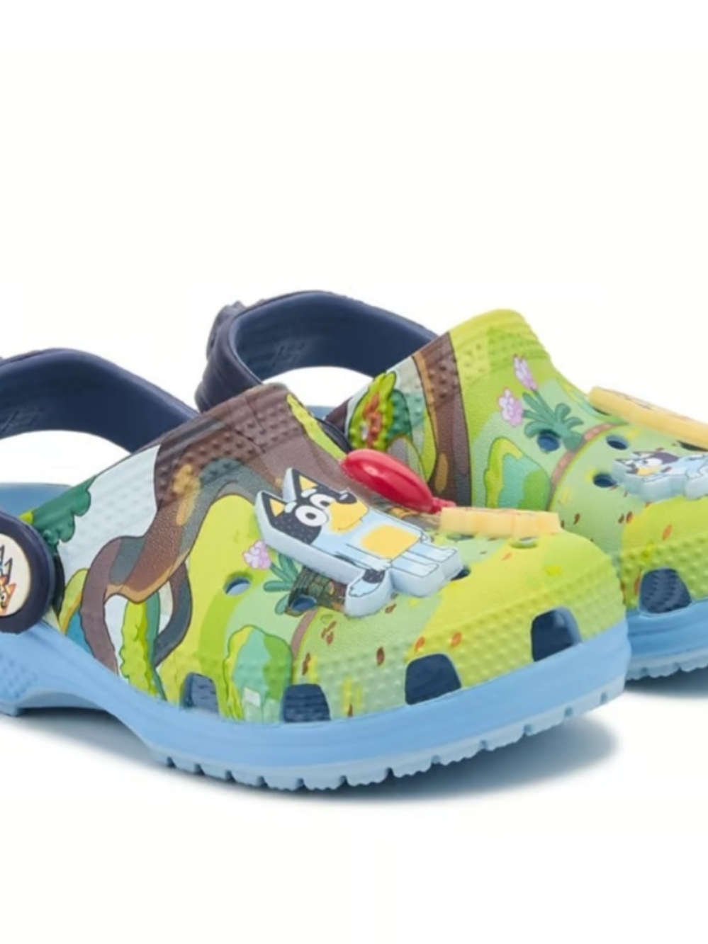 NWT Bluey Kids' Clog Shoes in Green and Blue - Kids Shoes Size 10